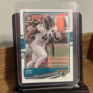 🏈 Josh Allen Panini Donruss Optic Football NFL Sports Trading Card #49